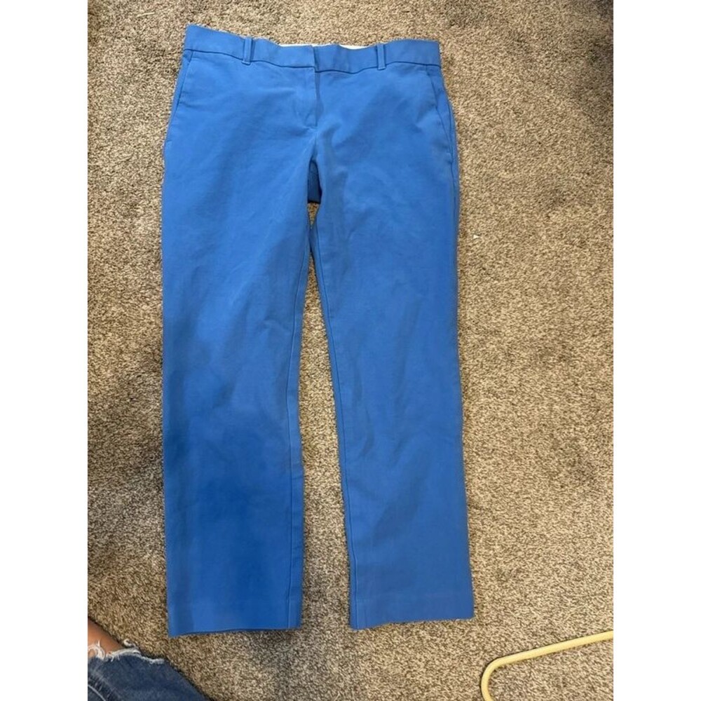 Blue crop pants